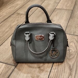 Michael Kors Gray Satchel Bag